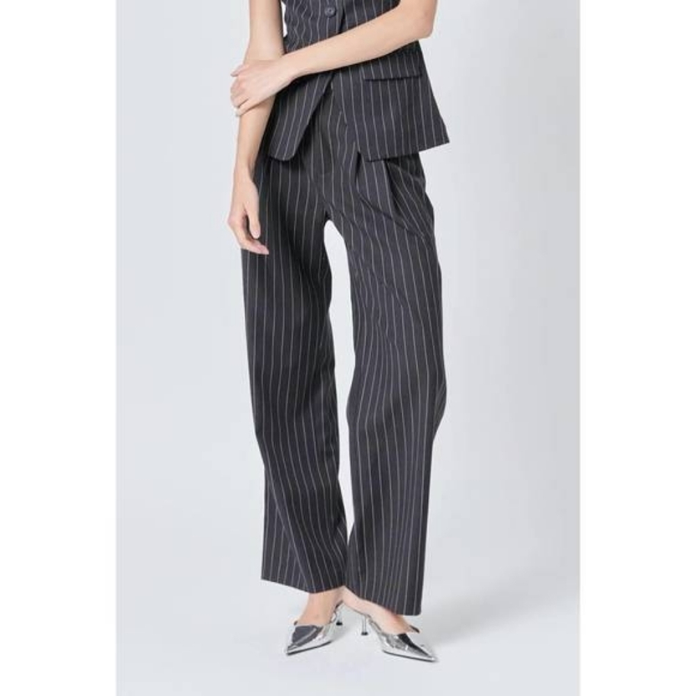 💘 NEW GREY LAB pinstripe pants in charocal